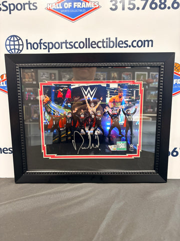 DANHAUSEN WWE W/ THE MINIHAUSENS SIGNED FRAMED 8X10 PHOTO - FANATICS COA
