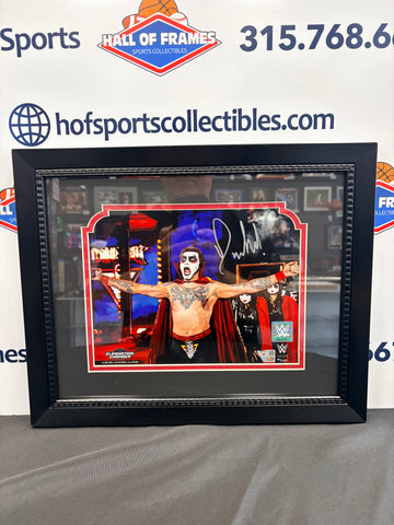 DANHAUSEN WWE DEBUT SIGNED FRAMED 8X10 PHOTO - FANATICS COA