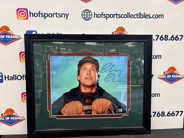 CHEVY CHASE SIGNED FRAMED 11X14 CHRISTMAS VACATION MOVIE  - BECKETT COA