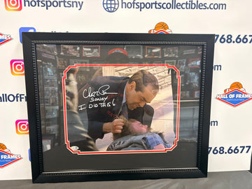 Chazz Palminteri FRAMED SIGNED BRONX TALE  11X14 "I DID THIS" JSA