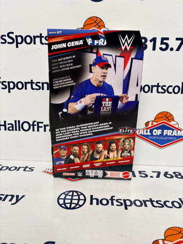 JOHN CENA THE LAST TIME IS NOW BLUE WWE MATTEL ELITE COLLECTION FIGURE!