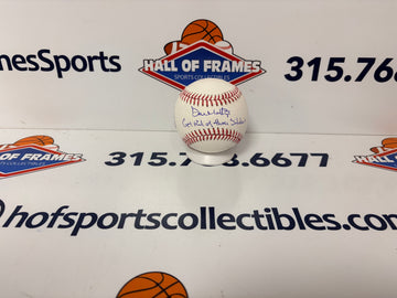 DON MATTINGLY SIGNED MLB BASEBALL INSC "GET OF THOSE SIDEBURNS" MLB HOLO