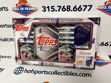 2026 TOPPS FLAGSHIP FOOTBALL SUPER BOX