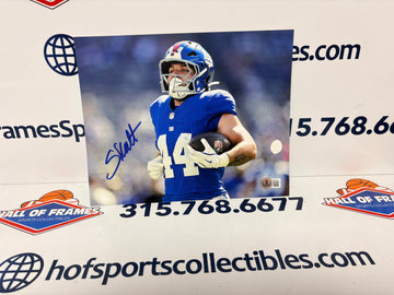 CAM SKATTEBO NEW YORK GIANTS SIGNED 8X10 PHOTO BECKETT COA