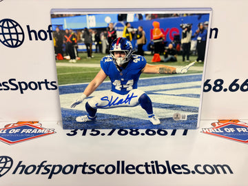 CAM SKATTEBO NEW YORK GIANTS SIGNED 8X10 PHOTO BECKETT COA