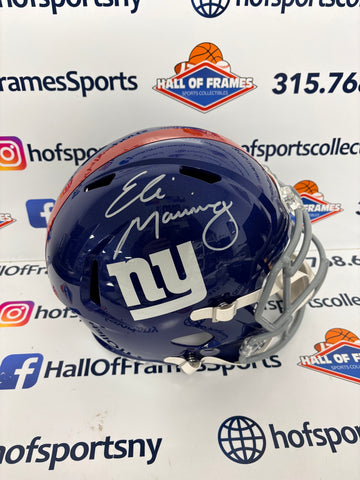 ELI MANNING SIGNED NY GIANTS FULL SIZE REPLICA HELMET - FANATICS COA
