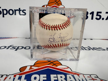 YOGI BERRA - DON LARSEN PERFECT GAME SIGNED AL BASEBALL - NY YANKEES JSA COA