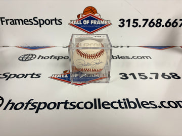 PETE ROSE SIGNED NL BASEBALL - REDS / PHILLIES JSA COA