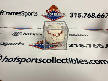 MICKEY RIVERS SIGNED MLB BASEBALL - NY YANKEES JSA COA