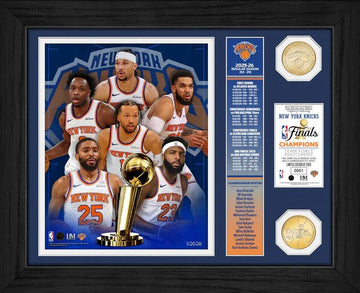 New York Knicks 2026 NBA Champions Team Force Bronze Coin Photo Mint