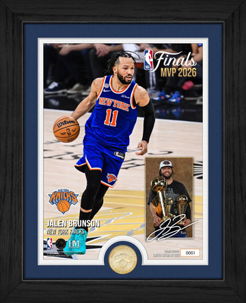 Jalen Brunson New York Knicks 2026 NBA Finals MVP Award Bronze Coin Photo Mint