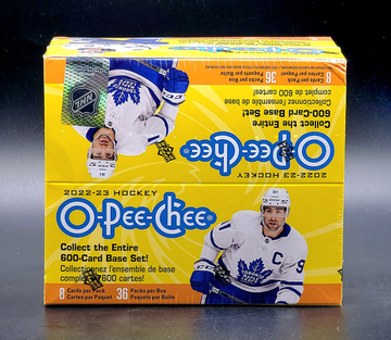 2022/23 O-PEE-CHEE HOCKEY 36 PACK RETAIL BOX! EXCLSUIVE YELLOW PARALLELS!