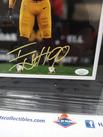 TJ WATT SIGNED FRAMED 8X10 PITTSBURGH STEELERS PHOTO - JSA COA