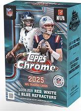 2025 TOPPS CHROME FOOTBALL BLASTER BOX!