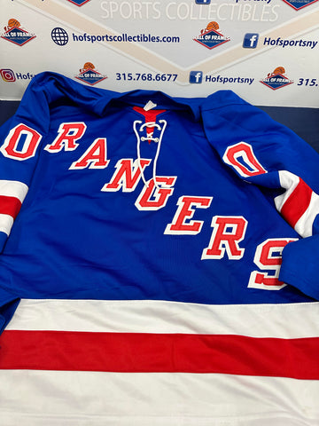 CHRIS KREIDER SIGNED RANGERS CUSTOM BLUE JERSEY BECKETT COA