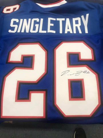 DEVIN SINGLETARY Buffalo Bills Blue Custom Jersey