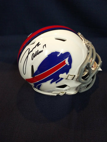 JOSH ALLEN SIGNED BUFFALO BILLS SPEED MINI HELMET - JSA COA