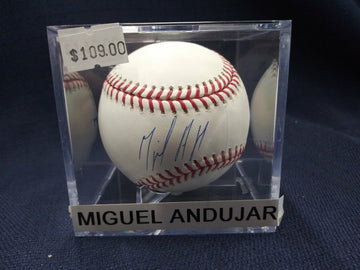 MIGUEL ANDUJAR SIGNED BASEBALL YANKEES - STEINER COA