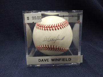 DAVE WINFIELD SIGNED BASEBALL YANKEES - HOF COA