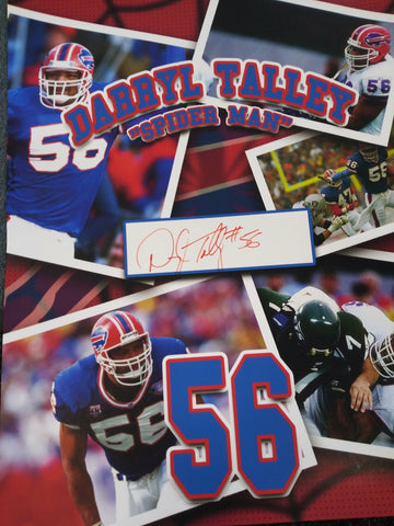 DARRYL TALLEY SIGNED BUFFALO BILLS 16X20 COLLAGE "SPIDERMAN" PHOTO