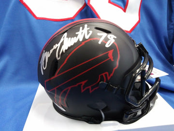 BRUCE SMITH BUFFALO BILLS ECLIPSE SIGNED MINI HELMET - JSA COA