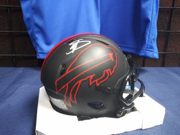 STEFON DIGGS SIGNED BUFFALO BILLS ECLIPSE SPEED MINI HELMET - BECKETT COA