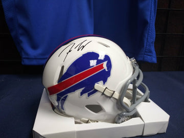 TRE'DAVIOUS WHITE SIGNED MINI SPEED REPLICA HELMET - JSA COA