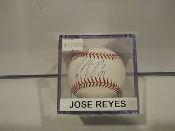 JOSE REYES METS SIGNED MLB BALL INSCRIBED #LFGM