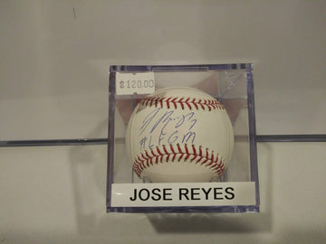 JOSE REYES METS SIGNED MLB BALL INSCRIBED JOSE - JOSSSSE - JOSE - JSA COA