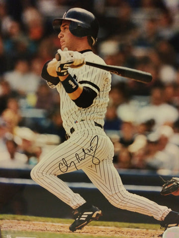 CLAY BELLINGER YANKEES SIGNED 8X10 - HOF COA