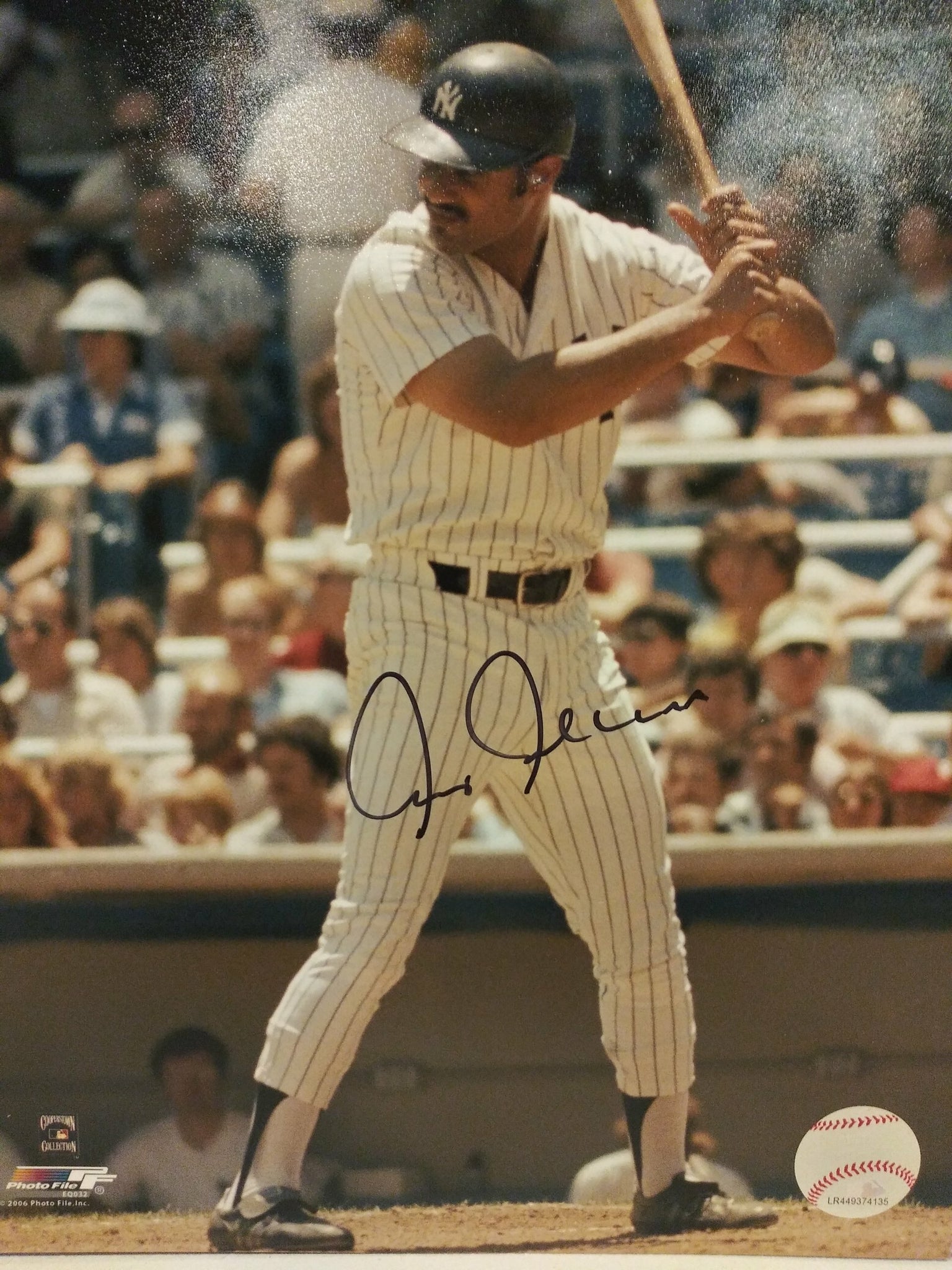 CHRIS CHAMBLISS YANKEES SIGNED 8X10 - HOF COA