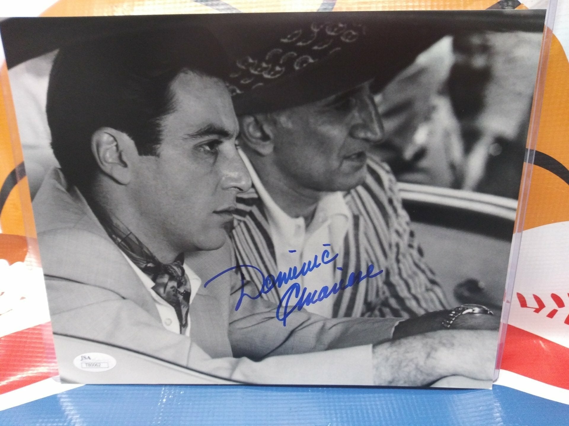 DOMINIC CHIANESE GODFATHER II W/ PACINO JOHNNY OLA SIGNED 8X10 JSA COA