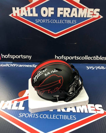 KYLE WILLIAMS Signed Bills ECLIPSE Mini Helmet Insc. 