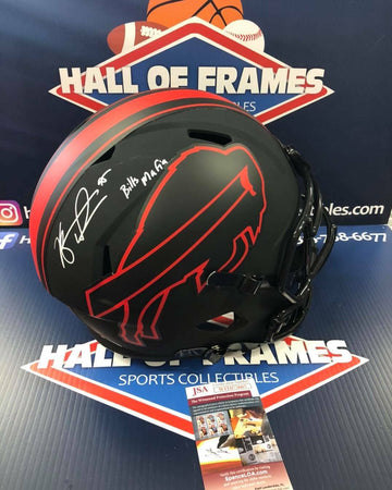 KYLE WILLIAMS ECLIPSE FULL SIZE REPLICA INSC. "BILLS MAFIA"