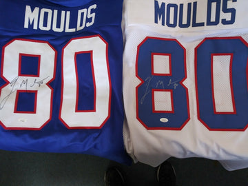 ERIC MOULDS SIGNED BILLS WHITE CUSTOM BILLS JERSEY - JSA COA