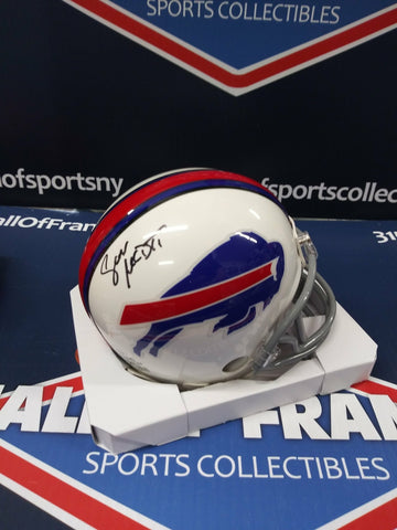 Sean McDermott Signed Bills Mini Helmet - JSA COA