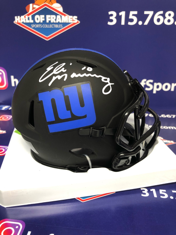 Eli Manning Speed Mini Eclipse Giants Helmet