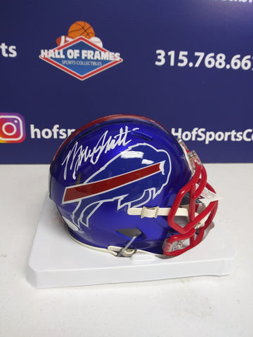 BRUCE SMITH SIGNED BUFFALO BILLS FLASH  MINI HELMET - JSA COA