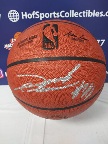 DERRICK COLEMAN SIGNED NBA WILSON BASKETBALL SYRACUSE - JSA COA