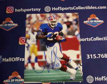 ANTOWAIN SMITH SIGNED BUFFALO BILLS 8X10 PHOTO - HOF COA