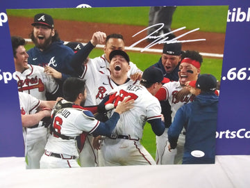 IAN ANDERSON SIGNED WORLD SERIES CELEBRATION 11X14 PHOTO - JSA