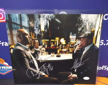 DARRYL TALLEY - STEVE TASKER CIGAR BILLS HYPE 11X14 PHOTO JSA COA