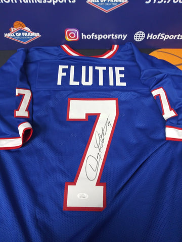 DOUG FLUTIE SIGNED BUFFALO BILLS CUSTOM JERSEY - JSA COA