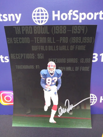 ANDRE REED SIGNED BUFFALO BILLS 8X10 PHOTO - HOF COA