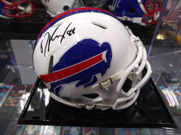 DAWSON KNOX SIGNED BILLS MINI HELMET - BECKETT COA