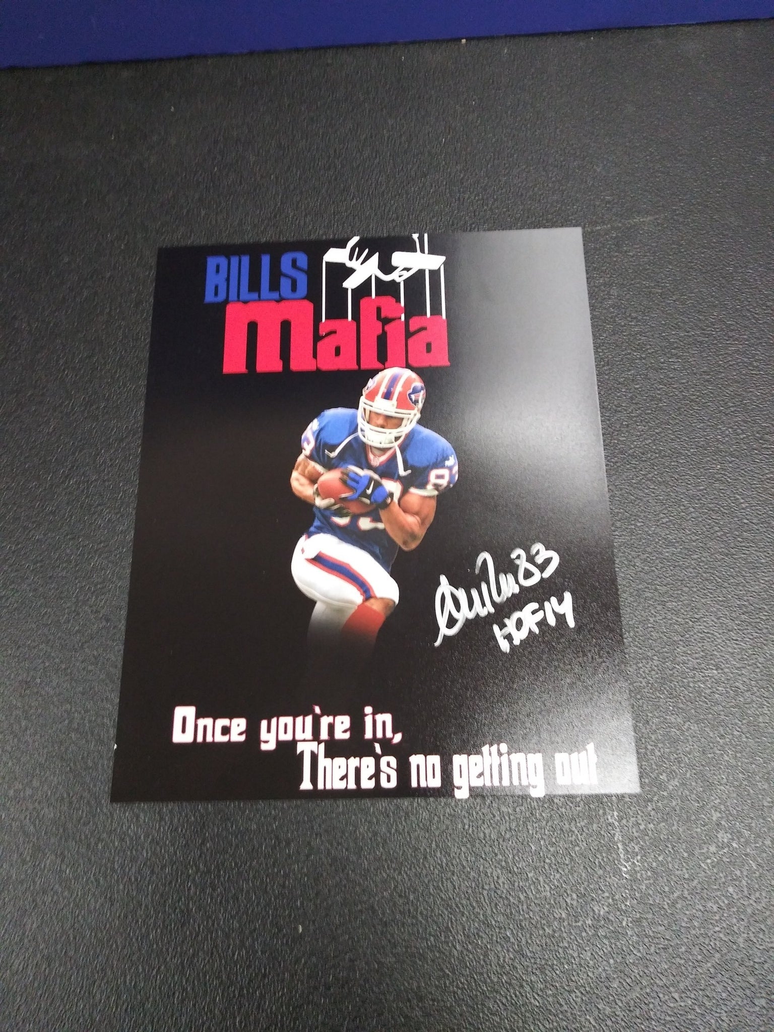 ANDRE REED BILLS SIGNED "BILLS MAFIA" 11X14 PHOTO - JSA COA