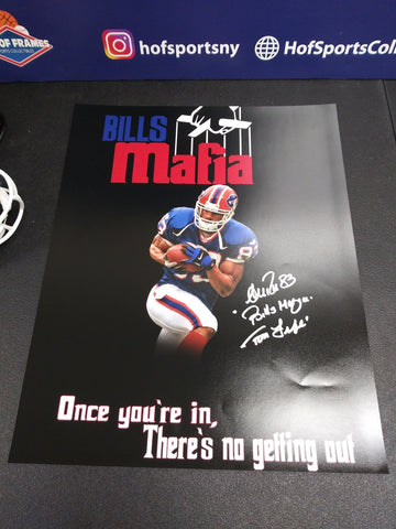 ANDRE REED BILLS SIGNED 