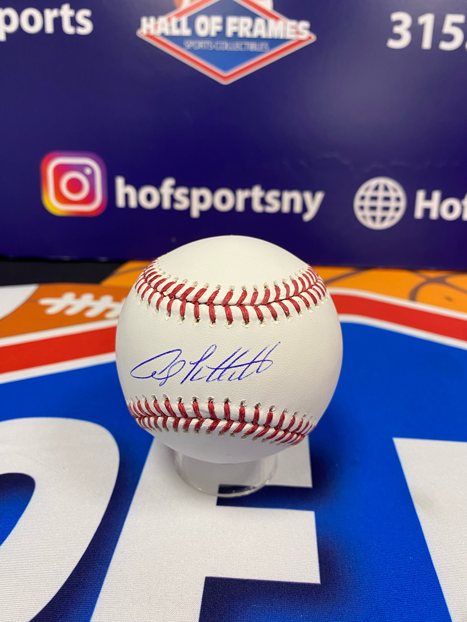 ANDY PETTITE SIGNED MLB BALL YANKEES- FANATICS
