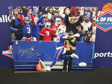 NYHEIM HINES SIGNED BILLS KICK RETURN 8X10 PHOTO - JSA