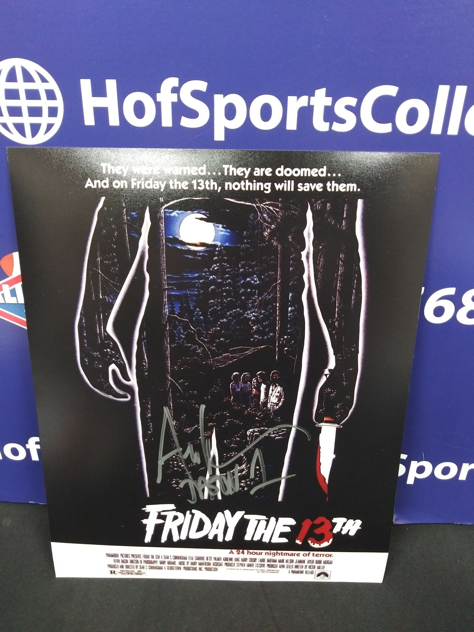 Ari Lehman Signed Friday The 13th 8X10 Poster Photo - HOF COA
